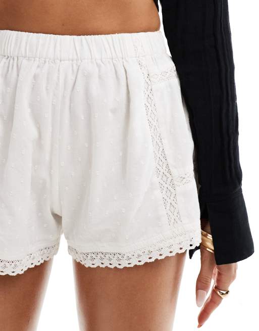 【glowny】24FW POLLY LACE BLOOMER SHORTS MUSINSA | GLOWNY POLLY LACE BLOOMER SHORTS (IVORY)