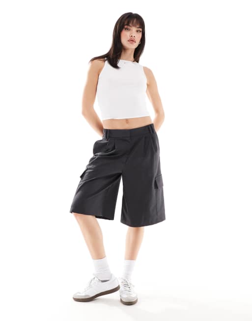 Cotton On boat neck cropped tank top in white | ASOS