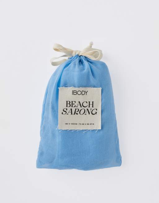 Cotton On Body laguna sarong in blue sky - MBLUE