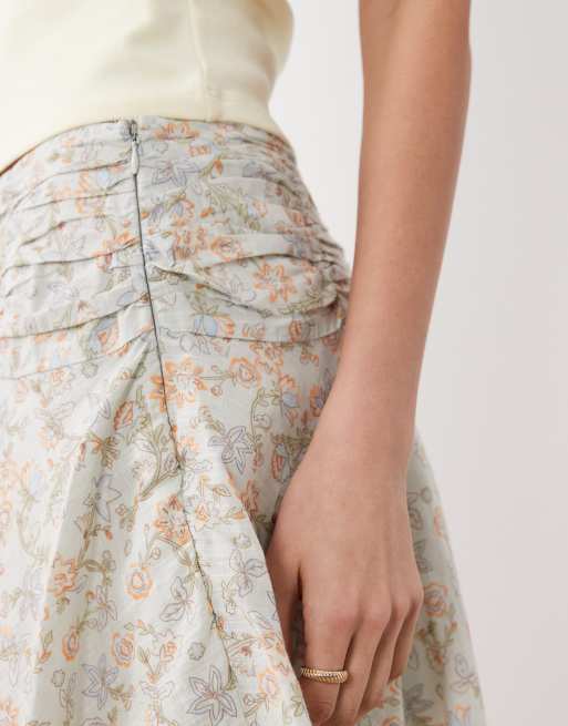 Cotton On boho hanky hem mini skirt in hannah floral, 4 of 5