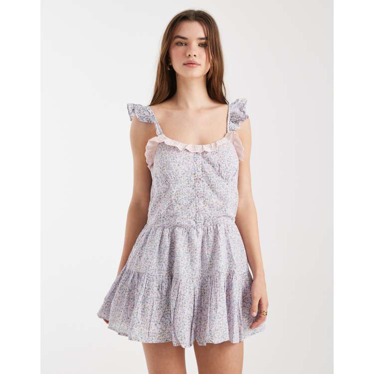 Cotton On boho mini dress in isabella floral pink | ASOS