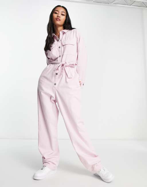 Asos pink boiler store suit