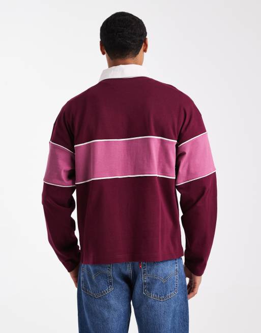 Cotton On - Bordeaux cropped rugbypolo, 3 af 5