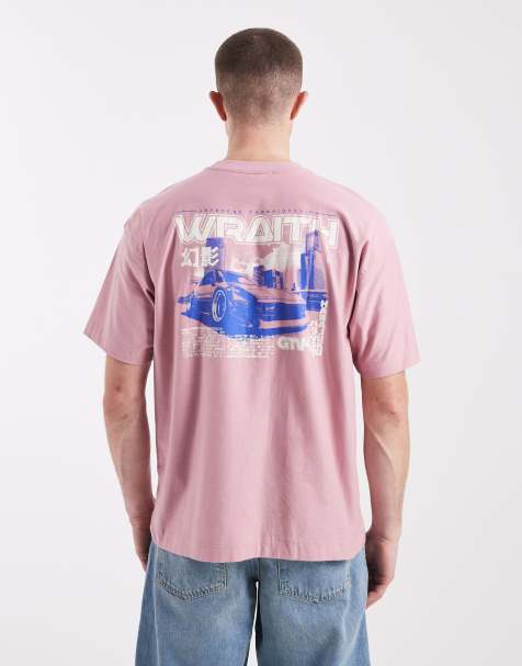 Cotton On box fit graphic t-shirt in chalk pink
