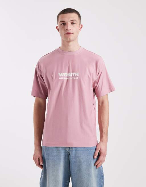 Cotton On box fit graphic t-shirt in chalk pink, 3 of 5