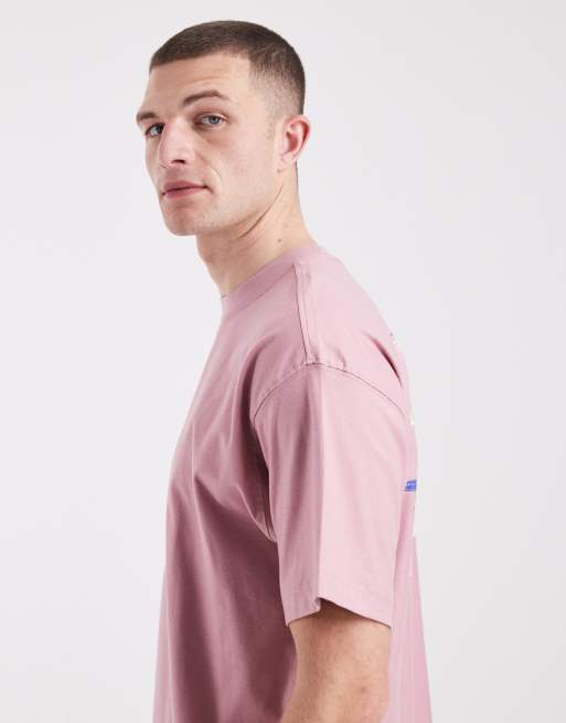 Cotton On box fit graphic t-shirt in chalk pink, 4 of 5