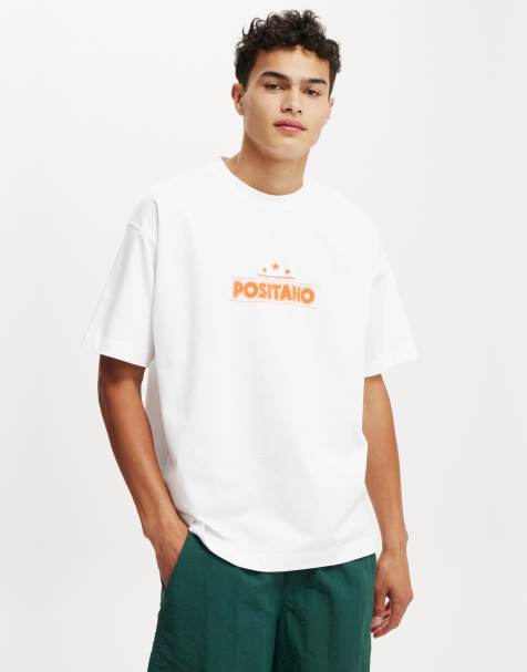 Cotton On Box fit graphic t-shirt in white - view 1