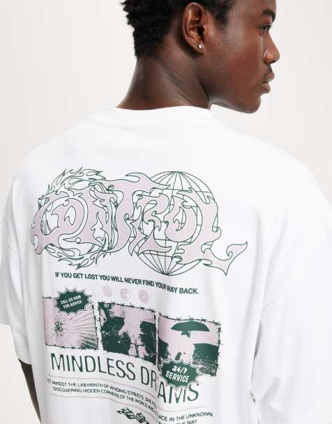 Cotton On Box fit graphic t-shirt in white - view 1