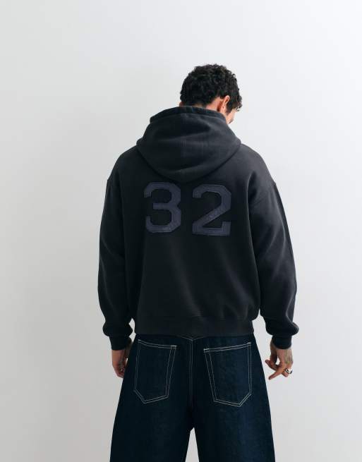 Cotton On box fit hoodie in black, 2 of 5