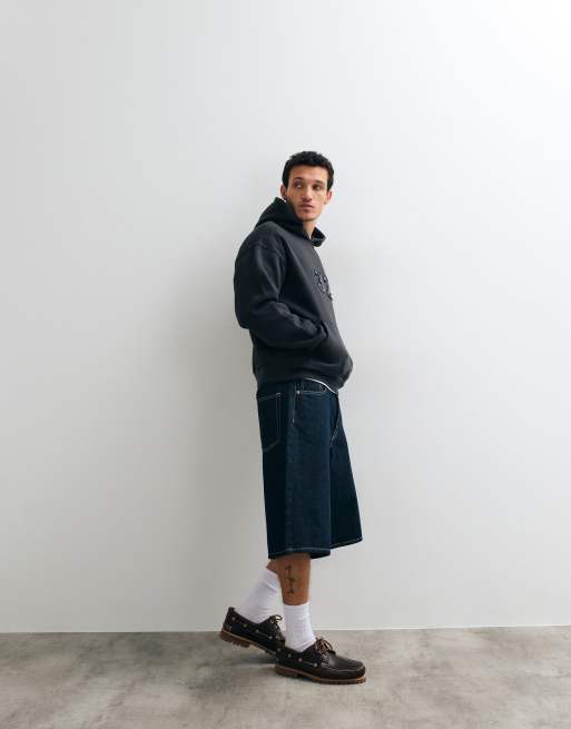 Cotton On box fit hoodie in black, 3 of 5