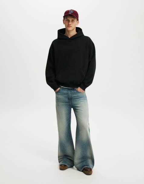 Cotton On Box fit hoodie in black - view 1