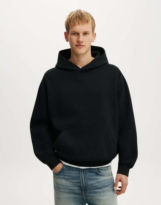 Cotton On Box fit hoodie in black, 2 of 4