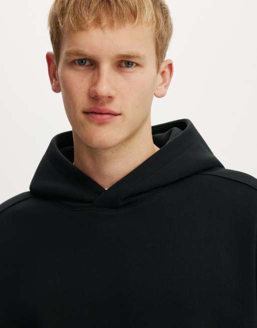 Cotton On Box fit hoodie in black, 3 of 4
