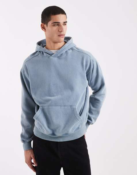 Cotton On box fit hoodie in chalk blue - view 1