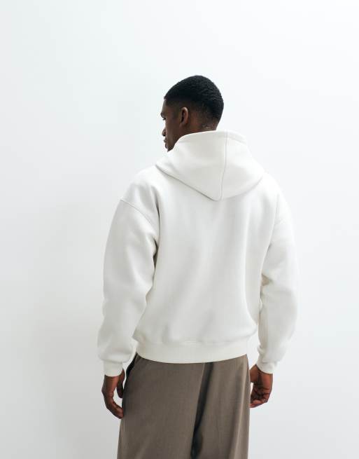 Cotton On box fit hoodie in chalk white, 2 of 5