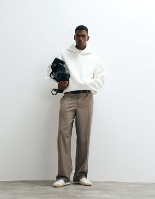 Cotton On box fit hoodie in chalk white, 3 of 5