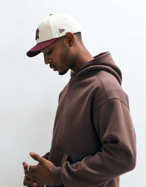 Cotton On box fit hoodie in espresso, 3 of 5