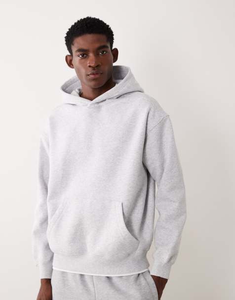 Cotton On box fit hoodie in grey marle - view 1