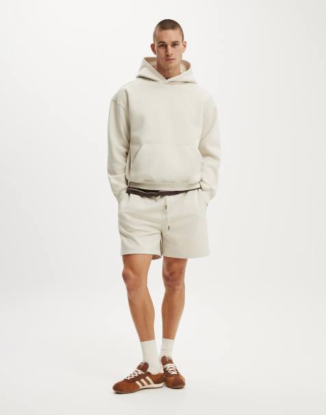 Cotton On Box fit hoodie in off-white - view 1