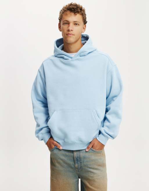 Cotton On Box fit hoodie in pearl blue - MBLUE