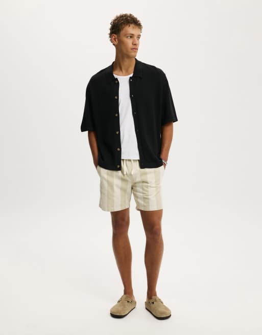 Cotton On Box fit knit shirt in black, 4 of 4