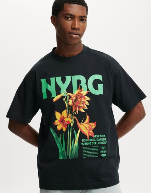 Cotton On Box fit new york license t-shirt in black - BLACK