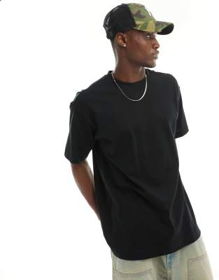 Cotton:On Cotton On box fit plain t-shirt in black