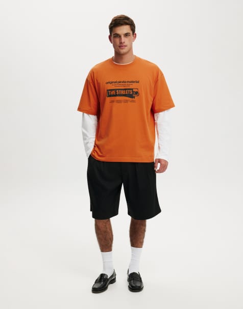 Cotton On Box fit premium music t-shirt in white - view 1