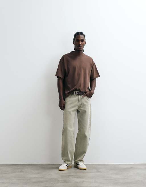 Cotton On box fit t-shirt in espresso, 3 of 5