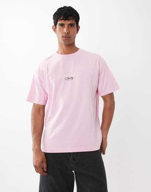 Cotton On box fit t-shirt with graphic in pink, 3 of 5