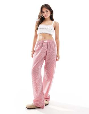 Cotton:On Cotton On boxer style pajama pants in red gingham-Multi