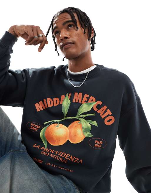 トップス DOLLAR BILL OG LABEL LOOSE FITCREW SWEAT DOLLAR BILL OG LABEL LOOSE FIT CREW SWEAT BLACK – BlackEyePatch