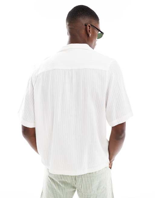 Cotton On – Boxy Fit Hemd in Weiß, 3 von 4