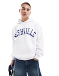 [Cotton:On] Cotton On boxy fit hoodie with Nashville print in white XXS WHITE