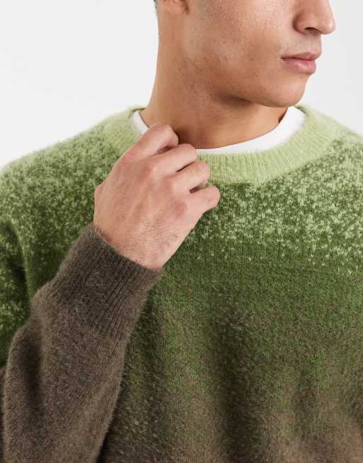 Cotton On boxy fit jumper in green ombre, 5 of 5
