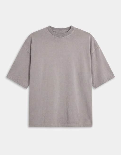 Cotton On boxy fit T-shirt in slate stone, 6 of 7