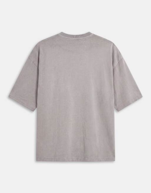 Cotton On boxy fit T-shirt in slate stone, 7 of 7