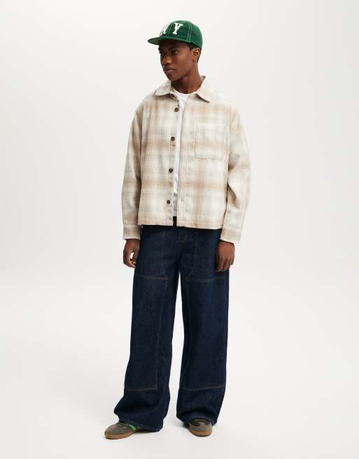 Cotton On Boxy overshirt in off-white - IVORY, 2 of 4