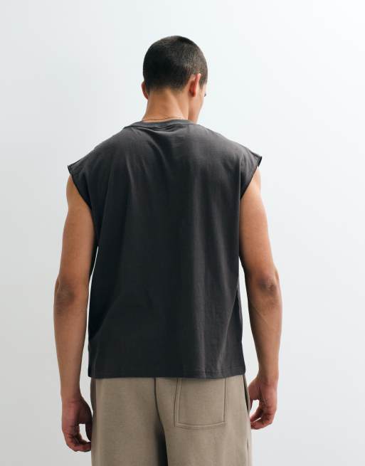 Cotton On Boxy Oversize-Fit T-Shirt in ausgewaschenem Schiefergrau, 5 von 5