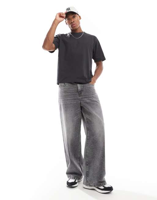 Cotton On boxy oversized fit T-shirt in black, 3 of 4