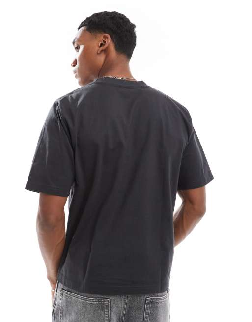 Cotton On boxy oversized fit T-shirt in black, 4 of 4