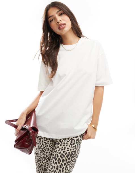 Cotton On boxy oversized tee in white - view 1