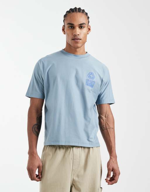 Cotton On - Boxy T-shirt met grafische print in blauw, 3 van 5
