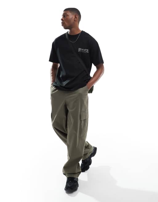 Cotton On boxy t-shirt with graphic in black