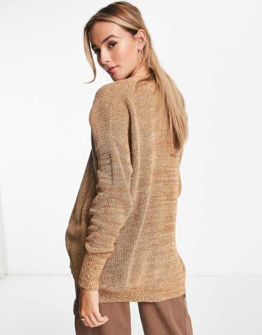 Cotton On – Boyfriend-Strickjacke in Sand , 2 von 4