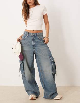 Cotton  On Boyfriend super baggy jean in blue - view 1