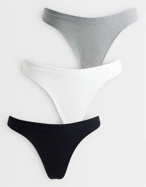 Cotton On - braguita tanga sin costuras de corte alto en varios colores - view 1