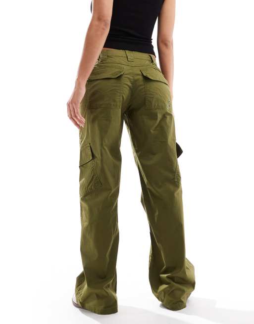 Cotton On – Brandi – Spodnie bojówki bootleg w kolorze khaki, 2 z 5