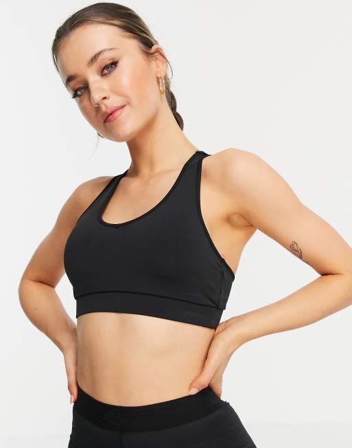 Cotton On - Brassière de sport d'ensemble à col en V - Noir 