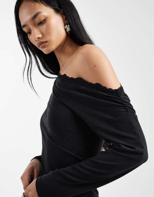 Cotton On - Brooke - Robe courte à épaules dénudées - Noir, 2 de 4